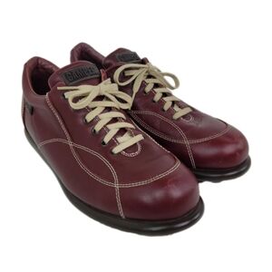 Camper Vintage Burgundy Leather Pelotas Sneakers Size 39 EU 8.5 US